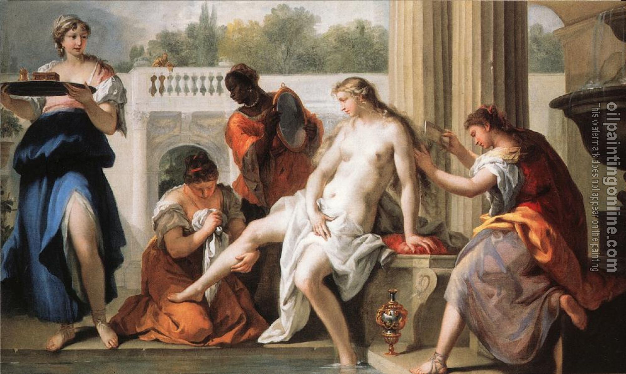 Ricci, Sebastiano - Bathsheba at the Bath